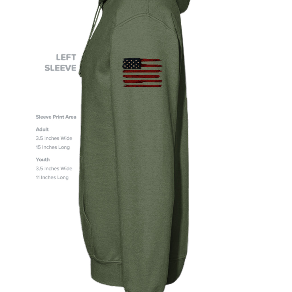 MILITARY GREEN - G185 - SLEEVE_LEFT