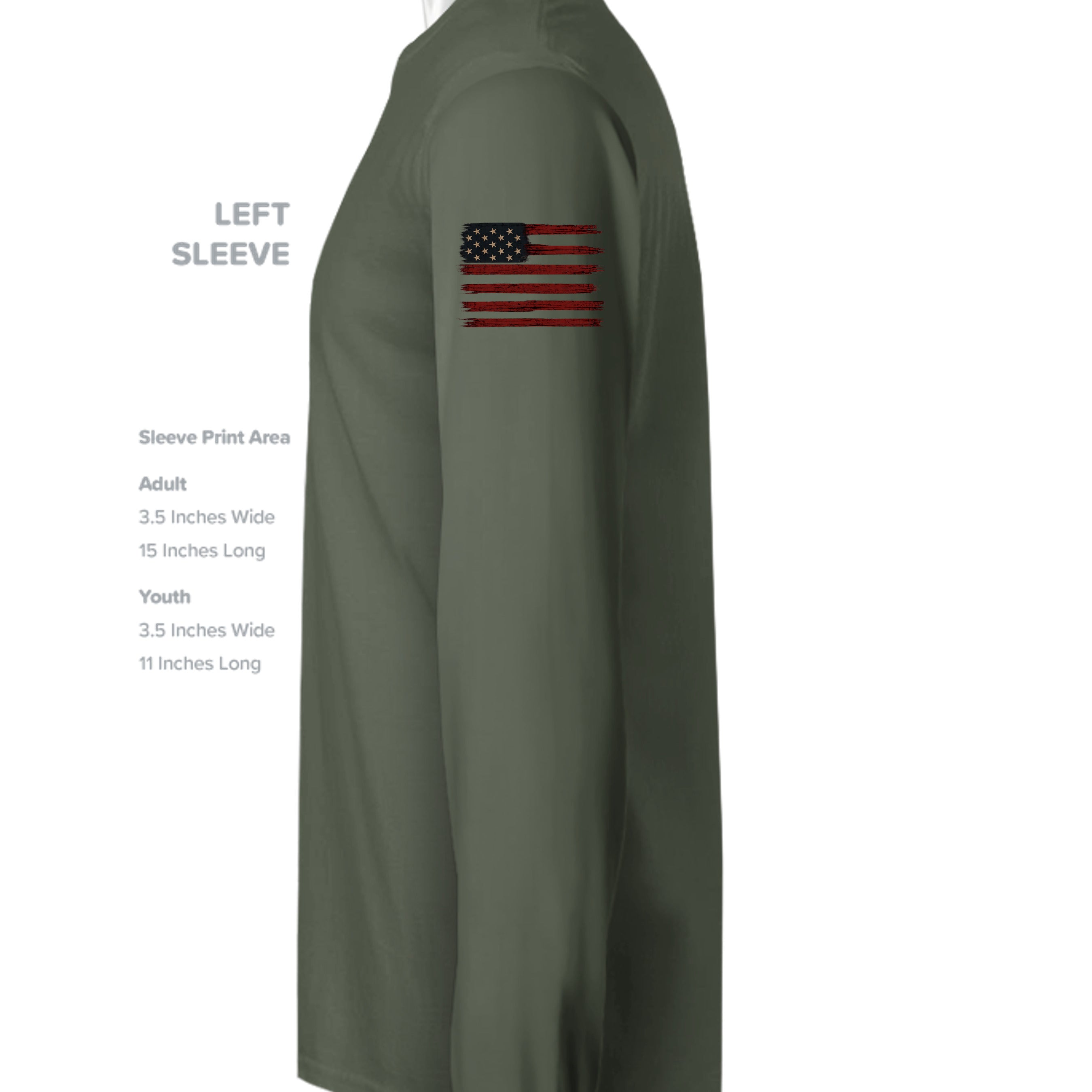 MILITARY GREEN - G180 - SLEEVE_LEFT